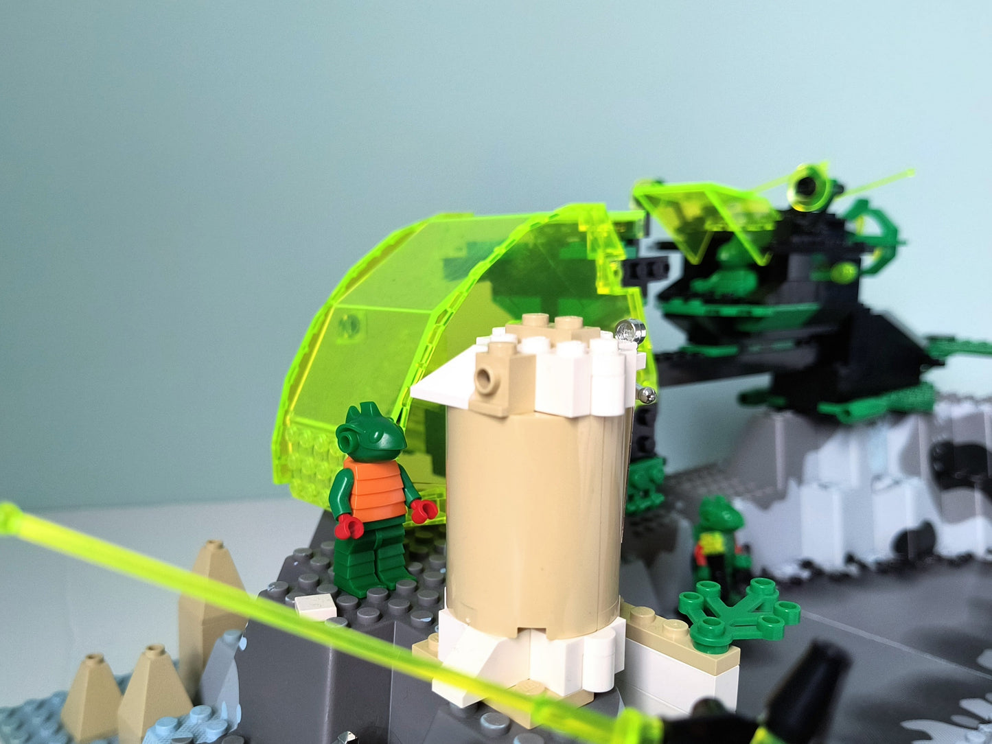 Sea People Figure-Orange/Green