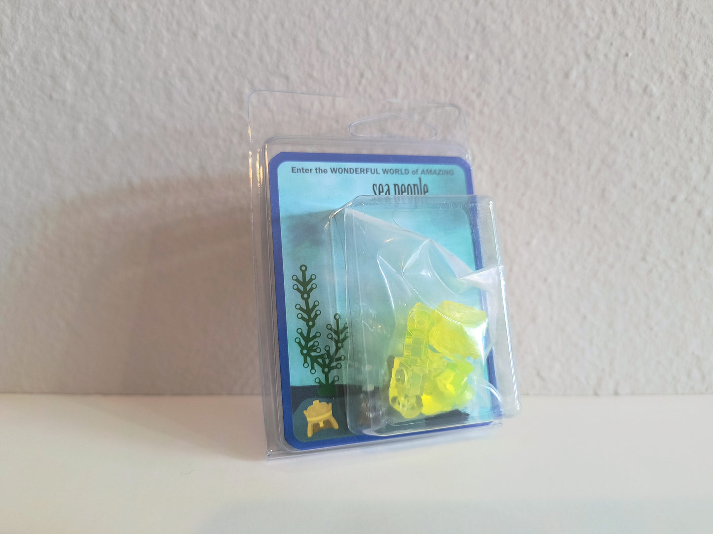 Sea People Figure-Trans-Neon Green-MOLDED PARTS ONLY