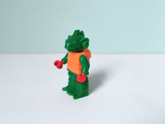 Sea People Figure-Orange/Green