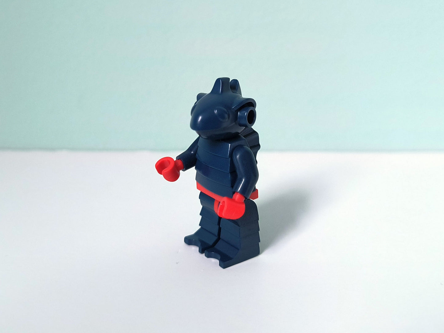 Sea People Figure-Dark Blue/Red